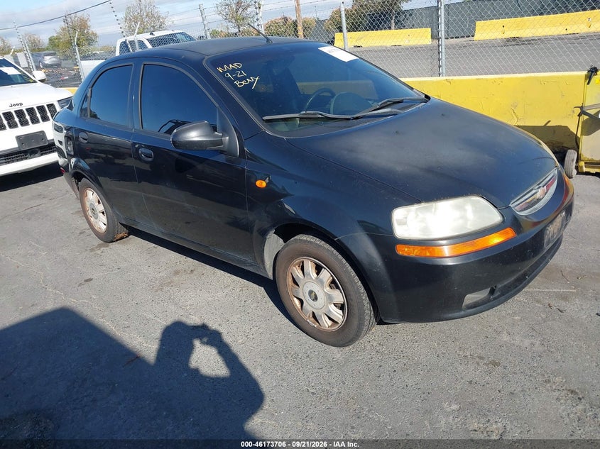 2004 Chevrolet Aveo Ls, Знос, IAAI, VIN KL1TJ52634B137296
