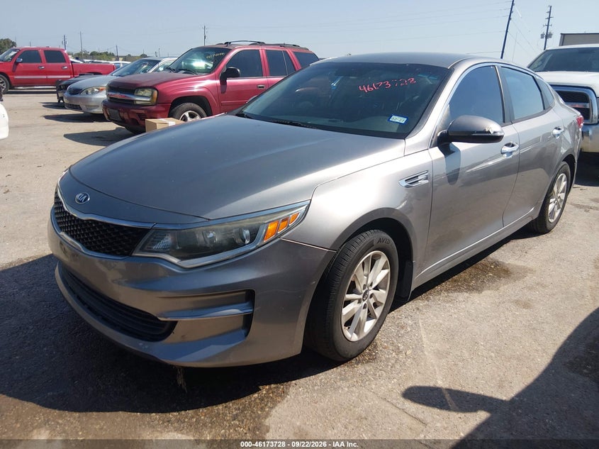 Vin: 5xxgt4l30gg072828, lot: 46673588, kia optima lx 20162