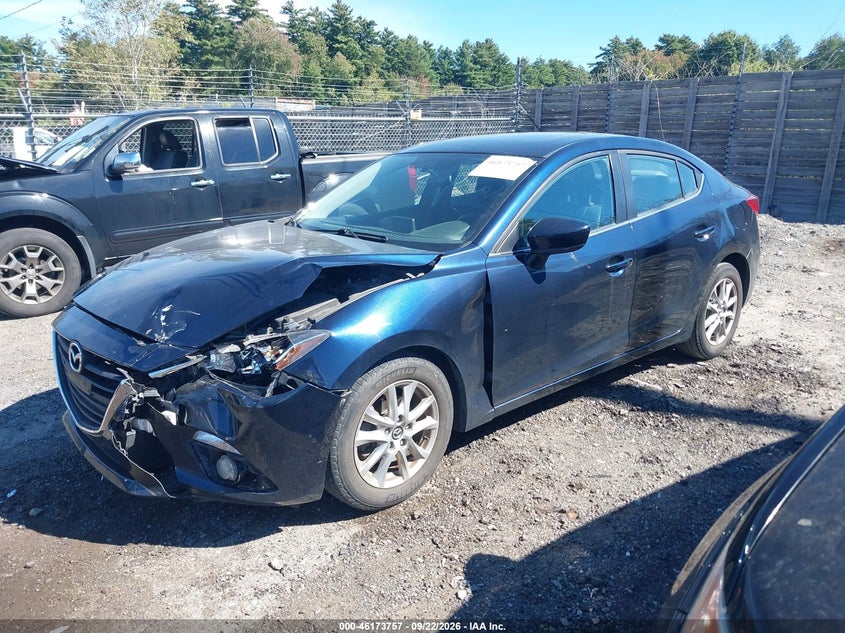 Vin: jm1bm1w72f1254366, lot: 46673617, mazda mazda3 i grand touring 20152