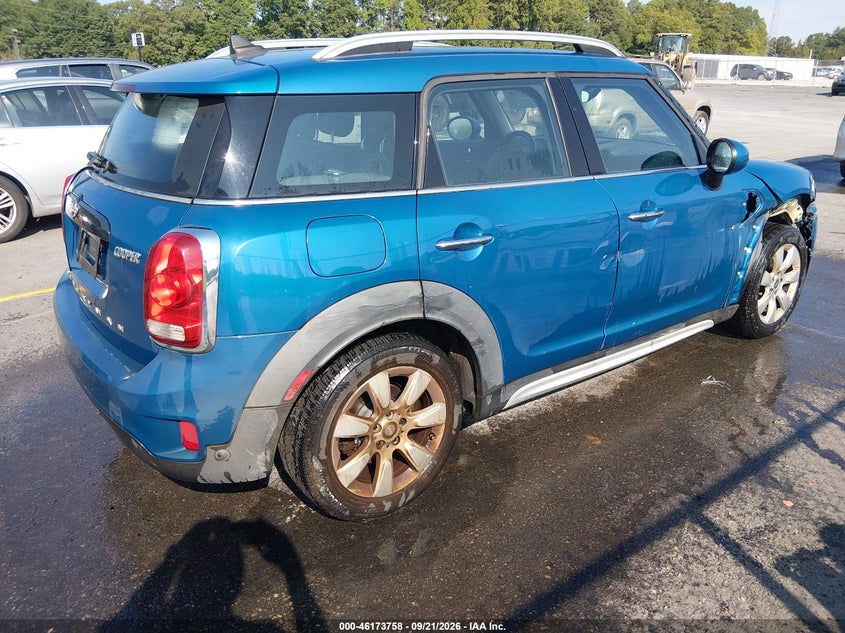 Vin: wmzys7c35j3e07276, lot: 46673618, mini countryman cooper 20184