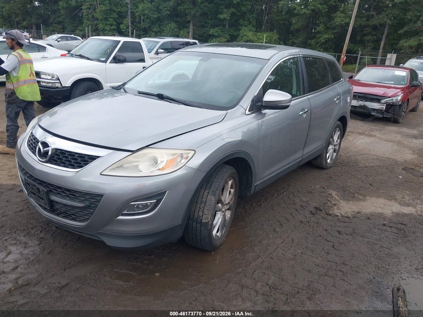 Vin: jm3tb3dv6c0341574, lot: 46673630, mazda cx-9 grand touring 20122