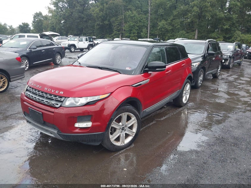 Vin: salvp2bg2dh740950, lot: 46673656, land rover range rover evoque pure 20132