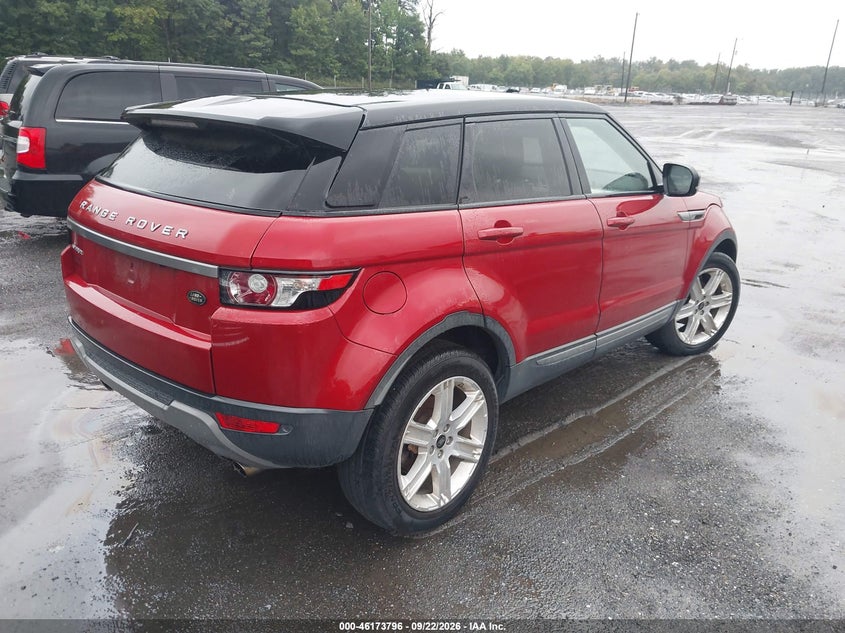 Vin: salvp2bg2dh740950, lot: 46673656, land rover range rover evoque pure 20134