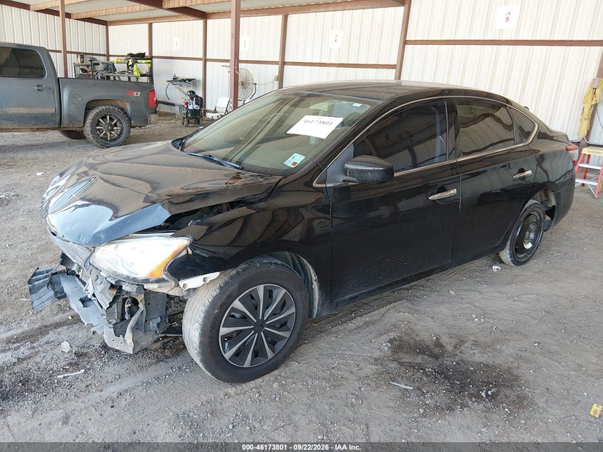 Vin: 3n1ab7ap9fl665352, lot: 46673661, nissan sentra fe+ s/s/sl/sr/sv 20152