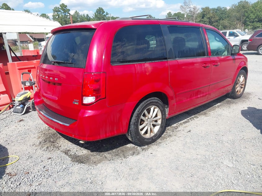 Vin: 2c4rdgcg6er291775, lot: 46673696, dodge grand caravan sxt 20144