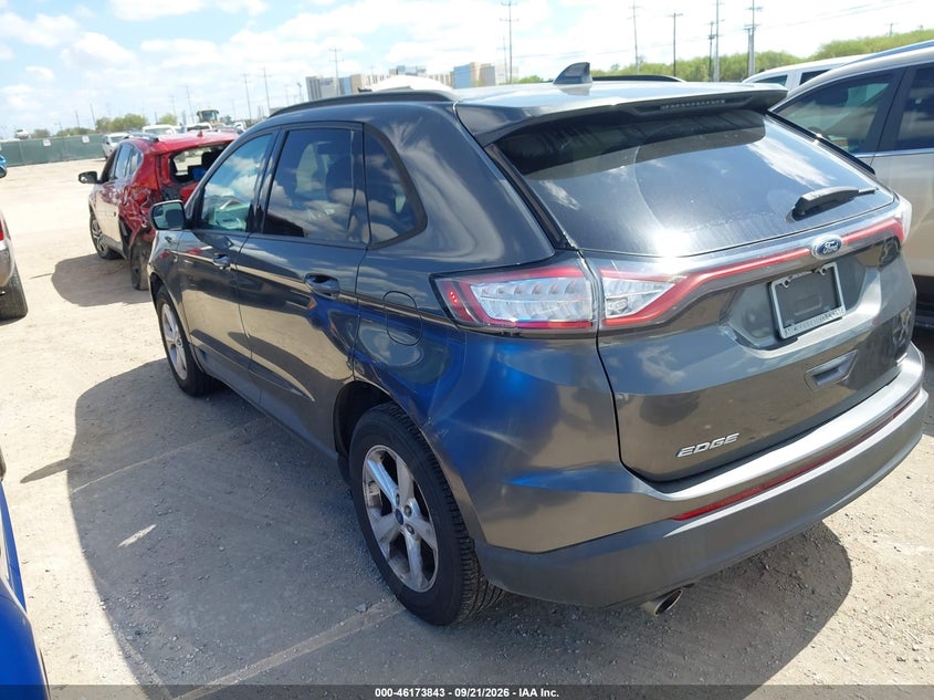 Vin: 2fmpk3g95jbc19837, lot: 46673703, ford edge se 20183