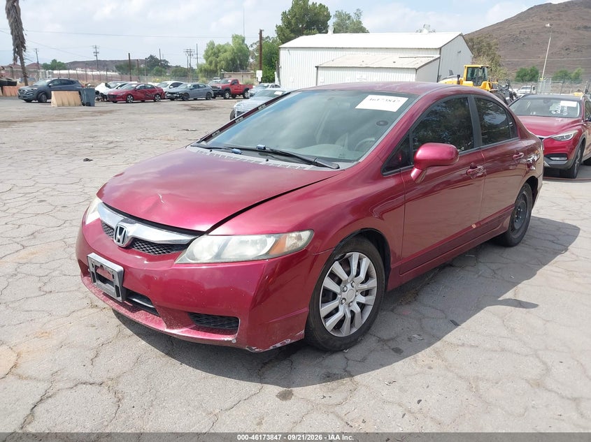 2009 Honda Civic, Обычный износ, IAAI, VIN 1HGFA16599L005517 — фото 2
