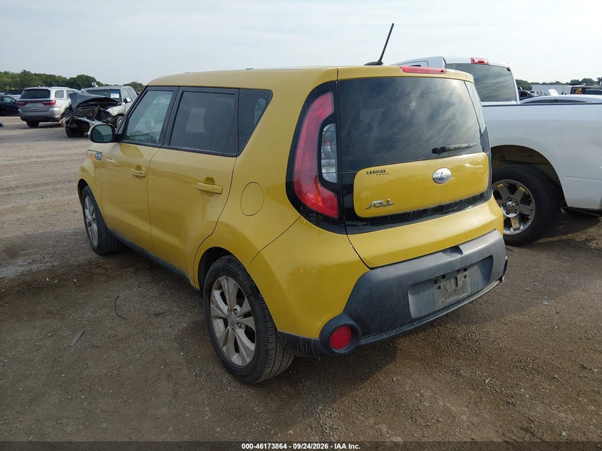 Vin: kndjp3a56e7032347, lot: 46673724, kia soul + 20143