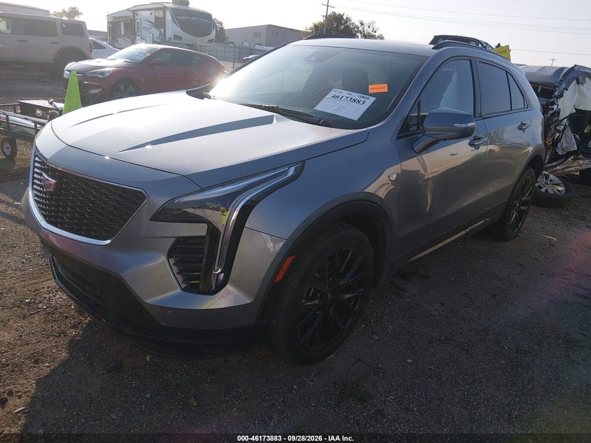 2023 Cadillac Xt4 Awd Sport, Front End, IAAI, VIN 1GYFZFR41PF147664 — photo 2