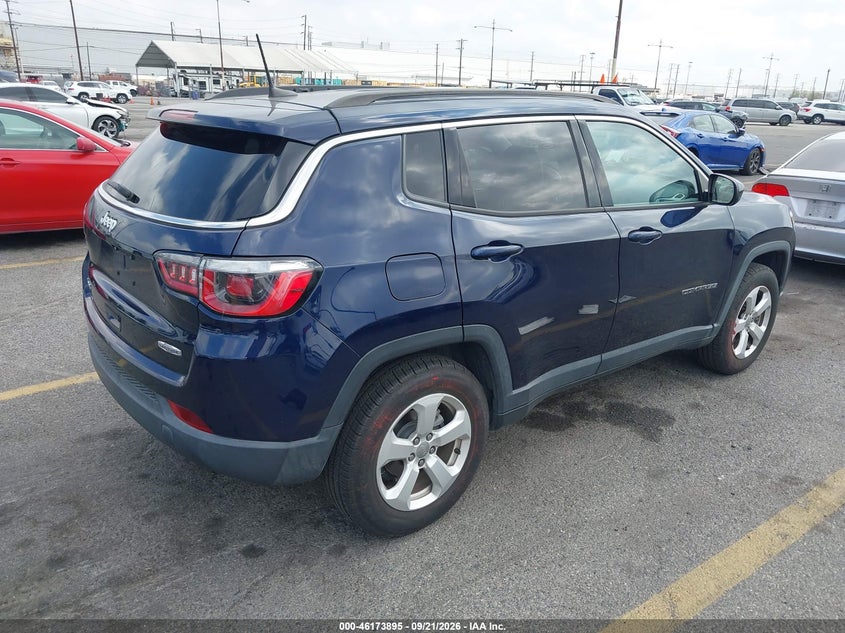 Vin: 3c4njdbb8jt185878, lot: 46673755, jeep compass latitude 4x4 20184