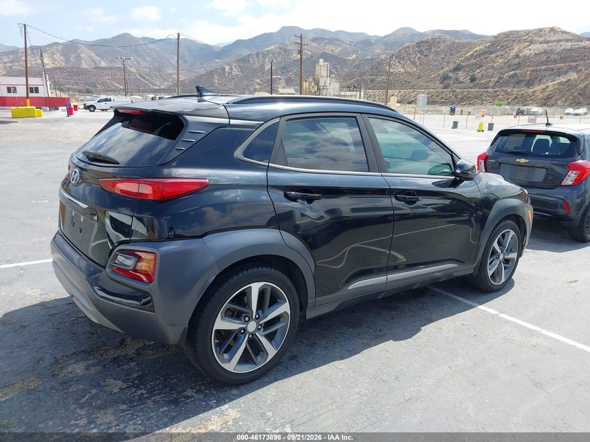 Vin: km8k53a55ku375279, lot: 46673758, hyundai kona ultimate 20194