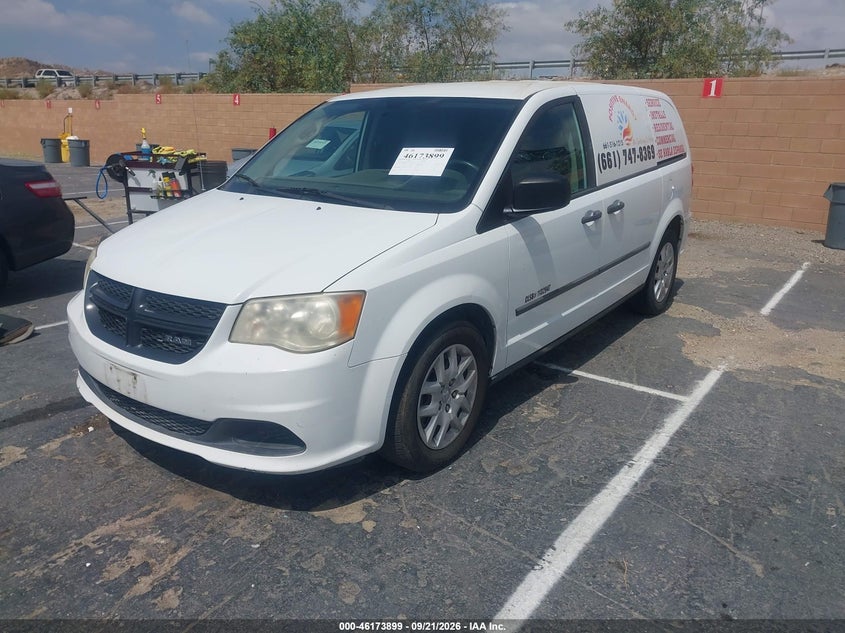 Vin: 2c4rrgag0er323933, lot: 46673759, ram cargo tradesman 20142