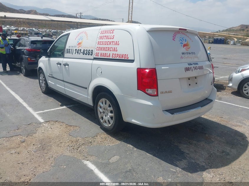 Vin: 2c4rrgag0er323933, lot: 46673759, ram cargo tradesman 20143