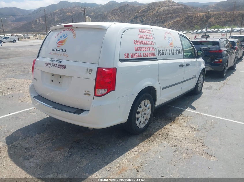 Vin: 2c4rrgag0er323933, lot: 46673759, ram cargo tradesman 20144