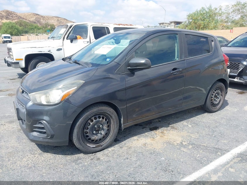 Vin: kl8cb6sa0hc819142, lot: 46673760, chevrolet spark ls cvt 20172