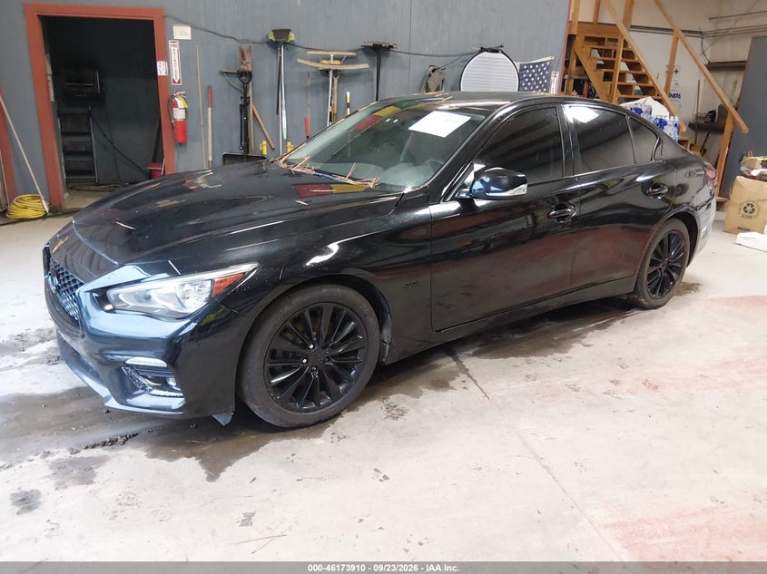 Vin: jn1ev7ar1km558354, lot: 46673770, infiniti q50 3.0t luxe 20192