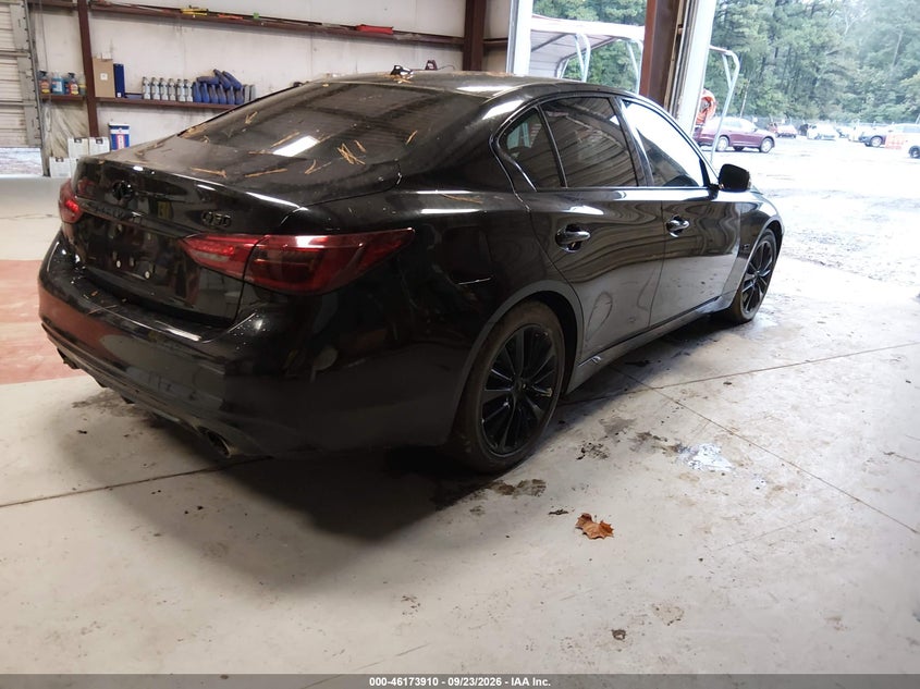 Vin: jn1ev7ar1km558354, lot: 46673770, infiniti q50 3.0t luxe 20194