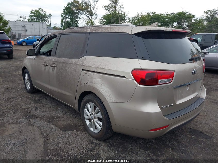 Vin: kndmb5c1xg6151867, lot: 46673778, kia sedona lx 20163