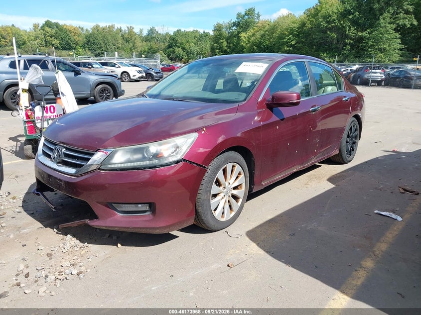 Vin: 1hgcr2f8xea135923, lot: 46673828, honda accord ex-l 20142