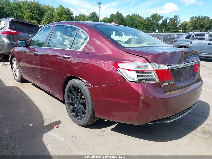 Vin: 1hgcr2f8xea135923, lot: 46673828, honda accord ex-l 20143