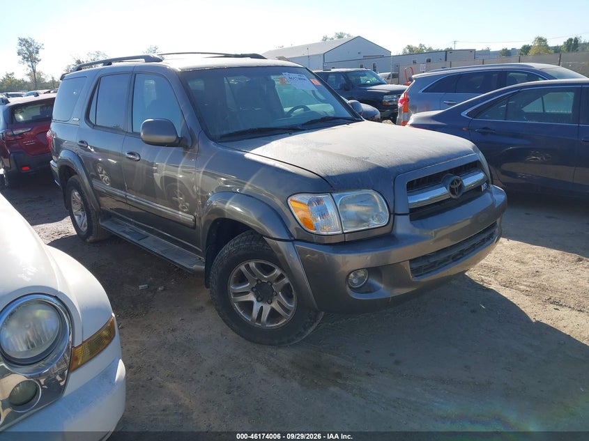 TOYOTA SEQUOIA 2006 VIN 5TDBT48A76S262866