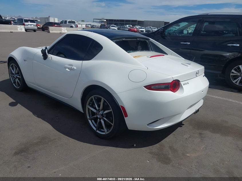 Vin: jm1ndam75n0507572, lot: 46673893, mazda mx-5 miata rf grand touring 20223
