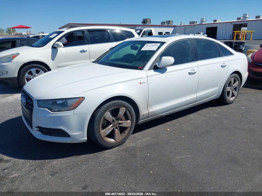 2012 Audi A6, Звичайний знос, IAAI, VIN WAUGGAFC4CN061244 — фото 2