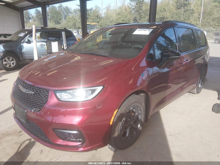 Vin: 2c4rc1s79pr618870, lot: 46673933, chrysler pacifica hybrid limited 20232