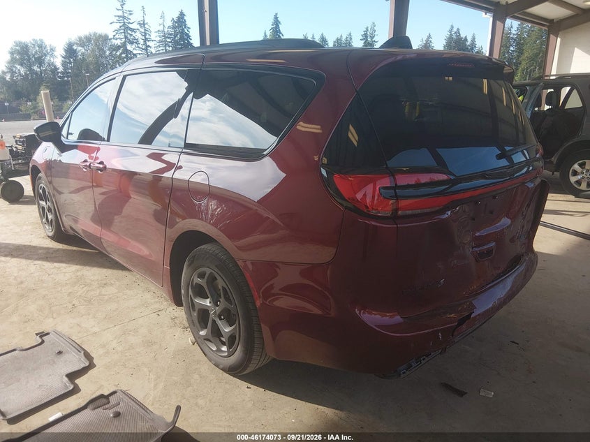 Vin: 2c4rc1s79pr618870, lot: 46673933, chrysler pacifica hybrid limited 20233
