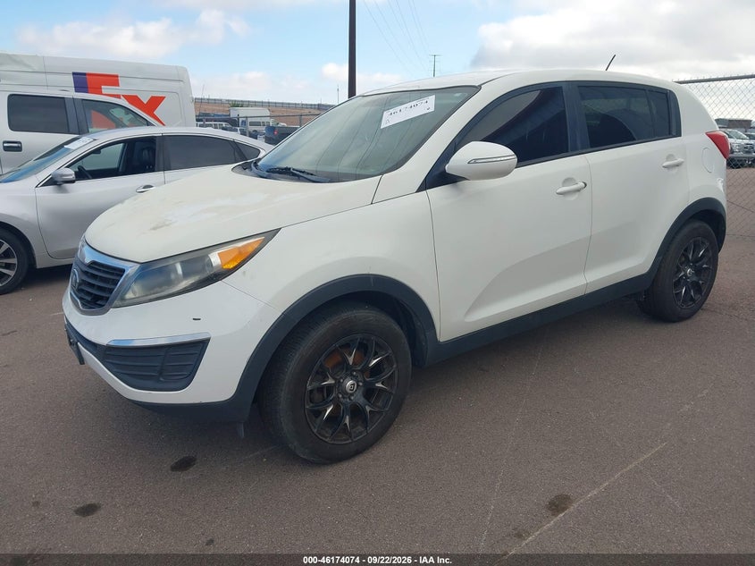 Vin: kndpbca26d7479533, lot: 46673934, kia sportage lx 20132
