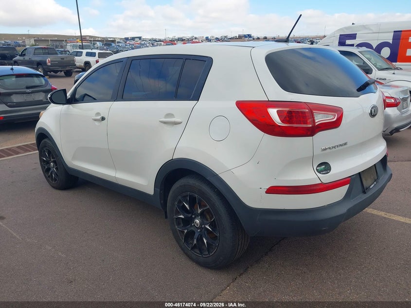 Vin: kndpbca26d7479533, lot: 46673934, kia sportage lx 20133