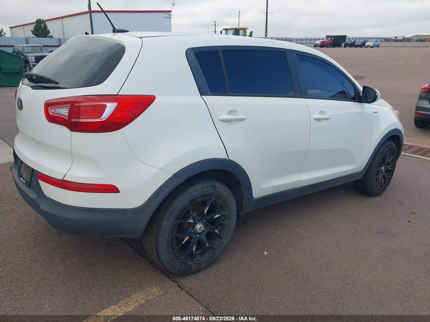 Vin: kndpbca26d7479533, lot: 46673934, kia sportage lx 20134