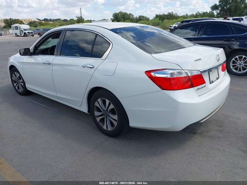 Vin: 1hgcr2f37fa090249, lot: 46673938, honda accord lx 20153