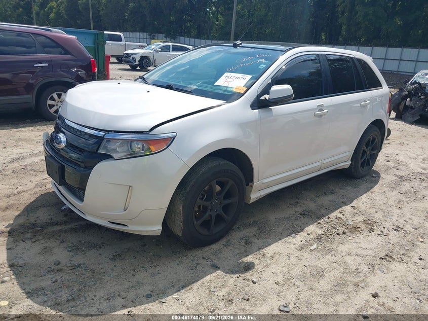 Vin: 2fmdk4ak9dbb78783, lot: 46673939, ford edge sport 20132