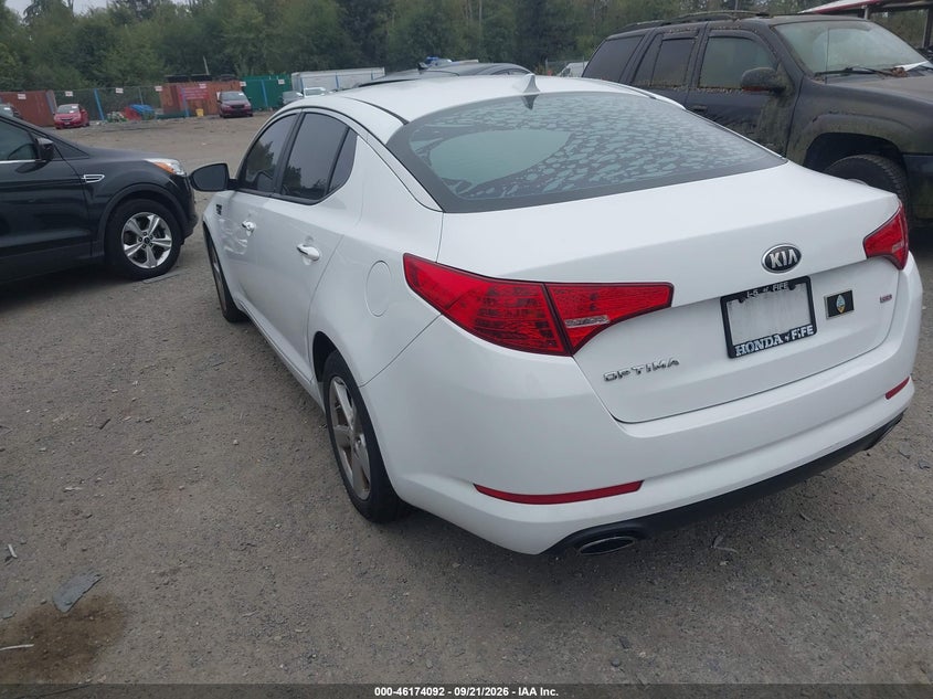 Vin: 5xxgm4a73dg159170, lot: 46673952, kia optima lx 20133