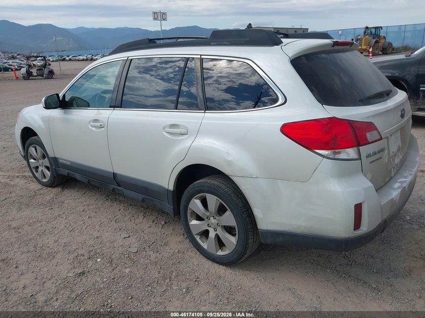Vin: 4s4brblc9a3333700, lot: 46673965, subaru outback 2.5i limited 20103