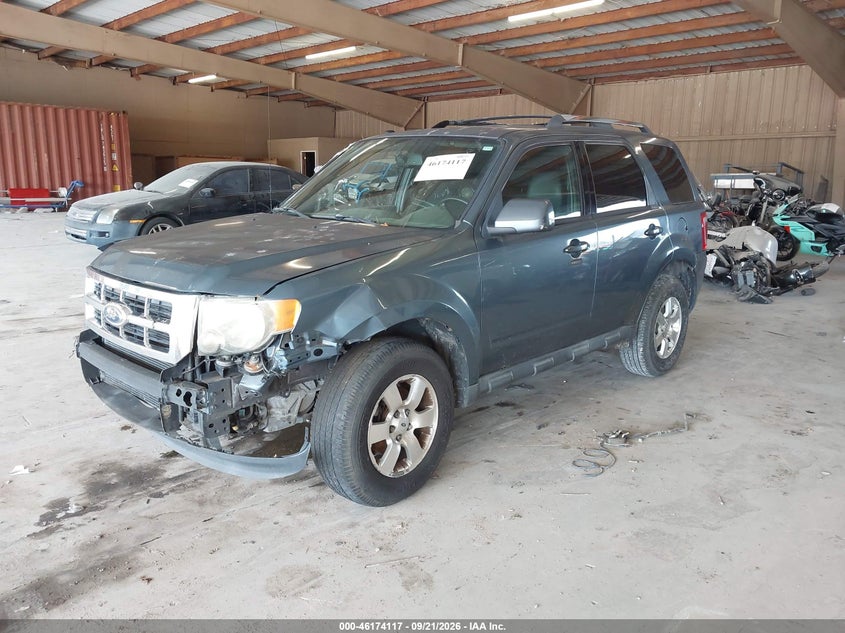 Vin: 1fmcu0eg8cka23182, lot: 46673977, ford escape limited 20122