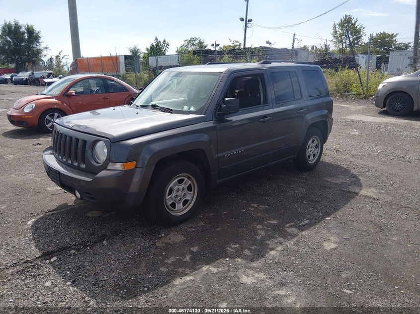Vin: 1c4njpbb0gd808541, lot: 46673990, jeep patriot sport 20162