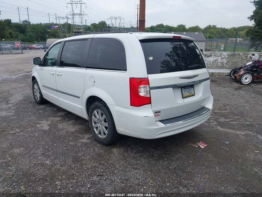Vin: 2c4rc1bg4fr552243, lot: 46674007, chrysler town & country touring 20153