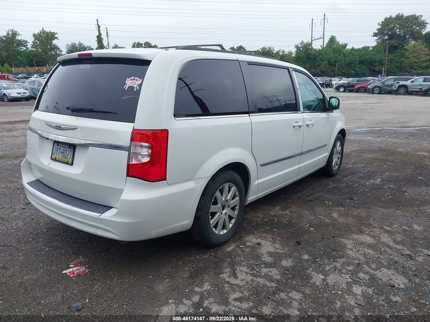 Vin: 2c4rc1bg4fr552243, lot: 46674007, chrysler town & country touring 20154