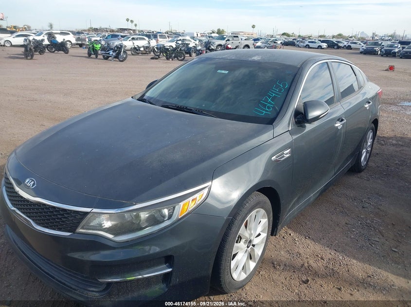Vin: 5xxgt4l33gg060561, lot: 46674015, kia optima lx 20162