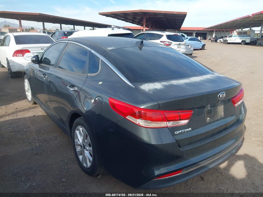 Vin: 5xxgt4l33gg060561, lot: 46674015, kia optima lx 20163