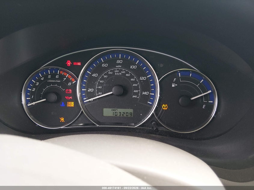 SUBARU FORESTER 2010 VIN JF2SH6AC7AG718054