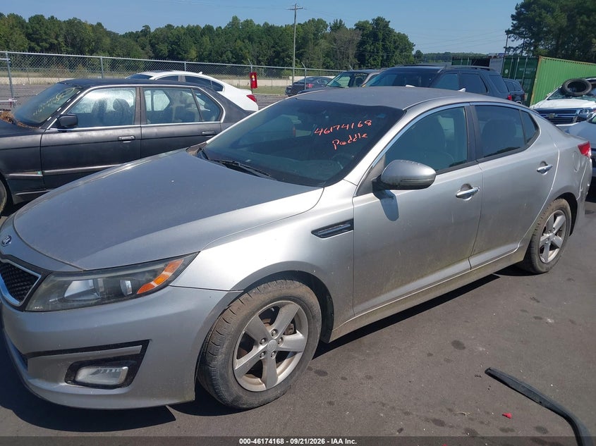 Vin: 5xxgm4a79eg291271, lot: 46674028, kia optima lx 20142