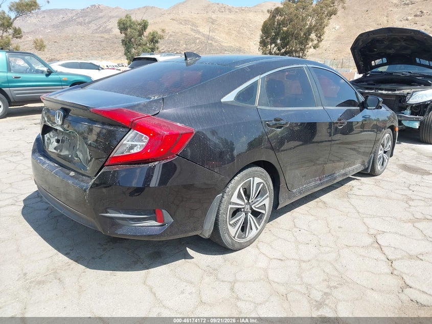 Vin: 2hgfc1f3xgh639387, lot: 46674032, honda civic ex-t 20164