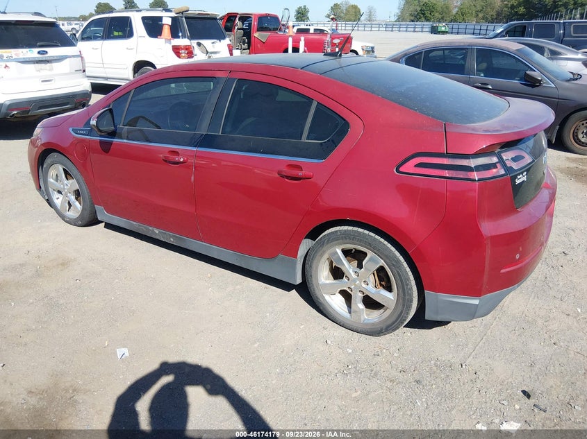 Vin: 1g1rd6e49cu102722, lot: 46674039, chevrolet volt 20123