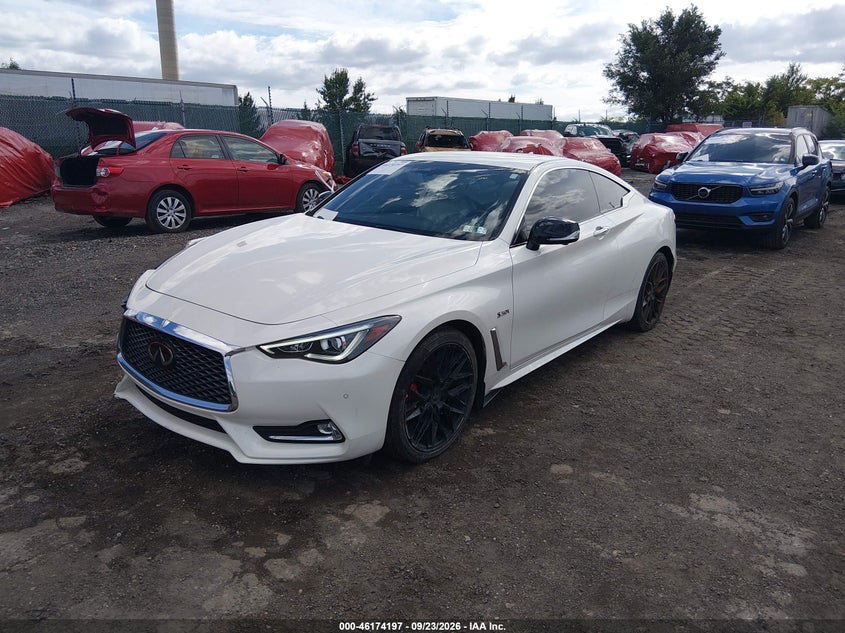 Vin: jn1fv7el3km440865, lot: 46674057, infiniti q60 3.0t red sport 400 20192