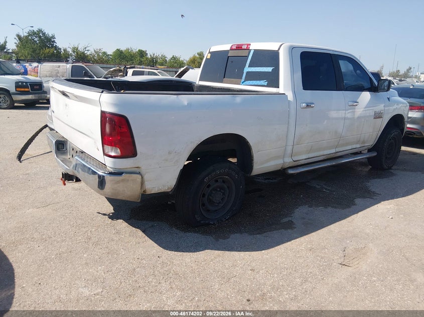 Vin: 3c6tr4dt2dg537346, lot: 46674062, ram 2500 slt 20134