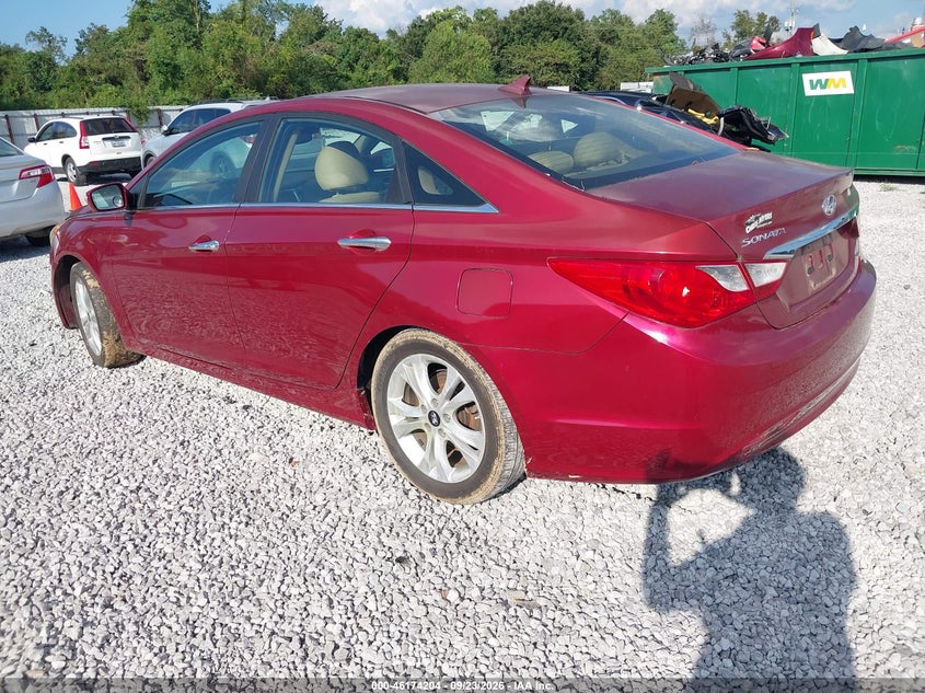 Vin: 5npec4ac7bh284777, lot: 46674064, hyundai sonata limited 20113