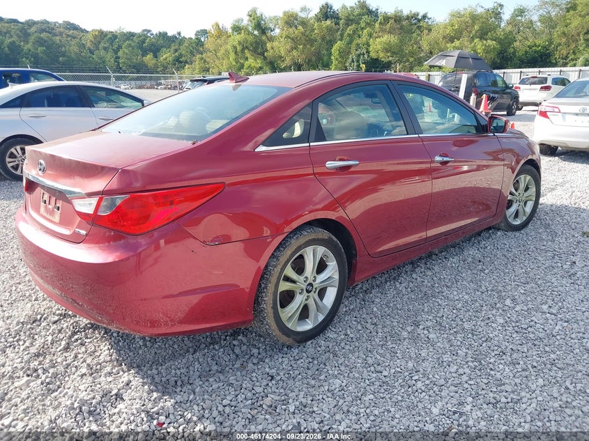 Vin: 5npec4ac7bh284777, lot: 46674064, hyundai sonata limited 20114